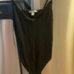 Black Sleeveless Bodysuit